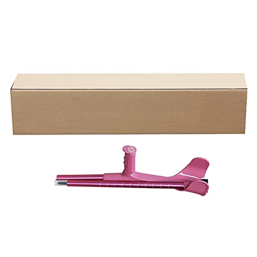 Regulowana aluminiowa kula ortopedyczna dla dorosłych, lekka, składana laska o wadze 0,5 kg z antypoślizgową gumową końcówką, ergonomiczna laska wspierająca dla osób o wzroście 150–196 cm, przenośna