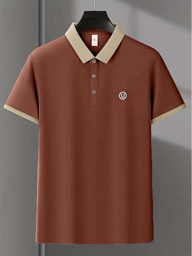 Image of Lymio Polo T Shirt for Men || T Shirt for Man || Collar T Shirt Style Men (Packs Also Available) (Polo-44-47)