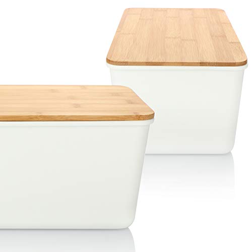 Com-four® Porta Pane - Scatola per Pane con