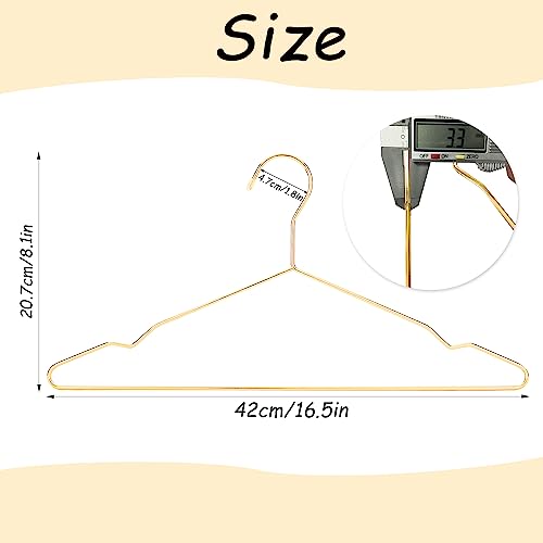 Qualsen Coat Hangers Metal Hangers for Clothes Adult Clothes Hangers Space Savers - Image 2