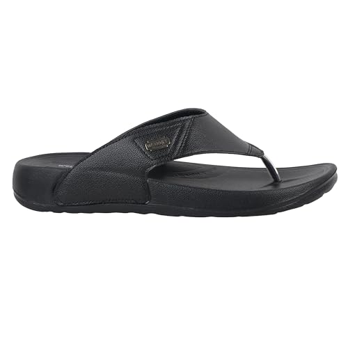 Image of WELCOME Soft Men's Slippers with Cushion FootBed for Adult | Comfortable & Light Weight | Stylish & Anti-Skid | Waterproof & Regular Flip Flops for Gents /Boys