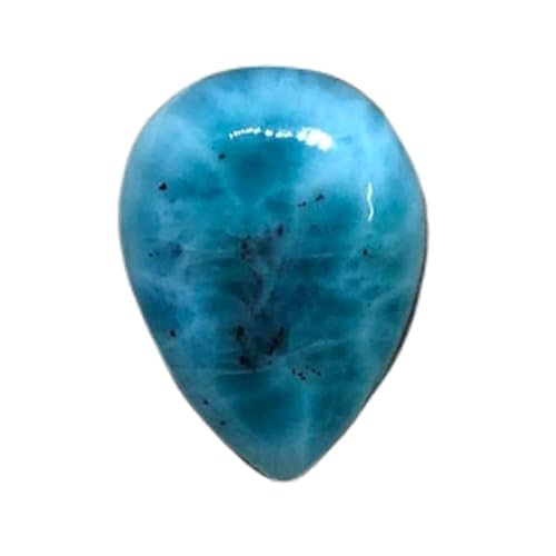 Larimar cabochon poire 14x10x3mm pour création de bijoux DIY