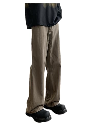 Jeans Pants Trouser Denim Stacking High Street Men's Loose Wide Legs Straight Tube Drop Casual Daily Commuter Style Wear