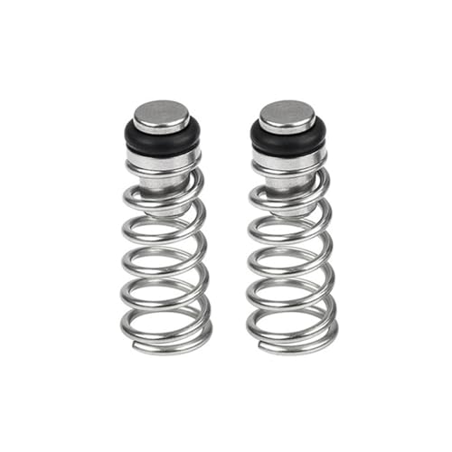 HEXHUASR Lote de 2 válvulas de Asiento universales Tipo Cornelius de Acero Inoxidable for barriles de Cerveza, compatibles con barriles con Cierre de Bola y Pasador.