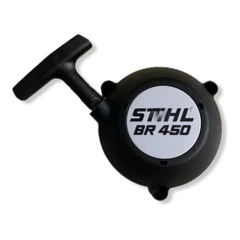 GaRcan Genuine BR450 Backback Blower Rewind Starter Assembly 4244-190-0308, Replacement for STIHL OEM, black Cover