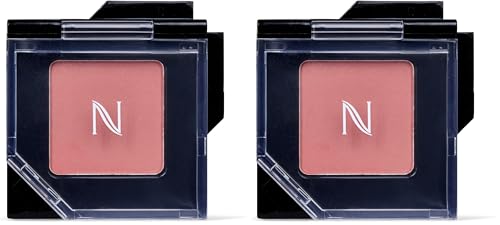 Natio Australia Single Eyeshadow Auburn - Matte Coral, Orange Clickable Eyeshadow - Vegan Friendly (Pack of 2)