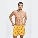 Cinvik Mens Cotton Boxers Shorts Thin Mens Cotton Banana Boxer Pineapple Boxer Men Trendy Boxers for Men Pack Small