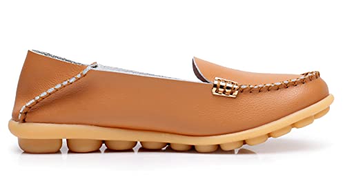 Image of VenusCelia Women's Natural Comfort 2 Walking Flat Loafer | Casual Shoes