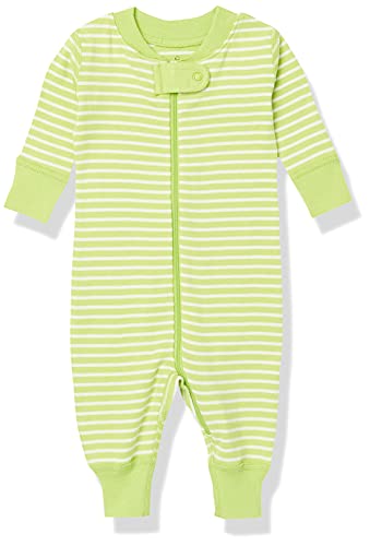 Image of Moon and Back unisex-baby one-Piece Organic Cotton Footless Pajamas