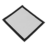 Poêle en fibre de verre pratique - ce poêle peut être coupé, peut couper la sortie pour s'adapter à un poêle spécifique - que vous préférez, poêle anti-brûlure