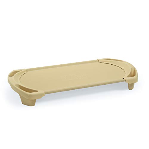 Angeles SpaceLine Nap Cot, Kids Daycare and Preschool Sleeping Cot, Toddler Size, Sand