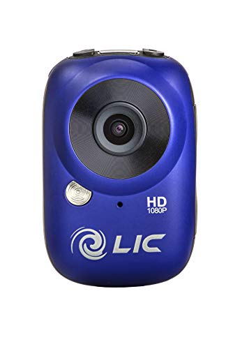 Liquid Image EGO Action-Cam (12 Megapixel CMOS Sensor, microSDHC-Kartenslot, USB 2.0) blau