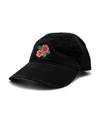 Hibiscus Embroidered (Black )