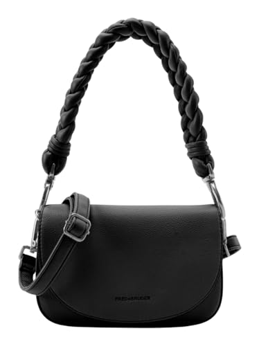 FREDsBRUDER Good Vibes Only Crossbag Black sac en cuir aux finitions soignées