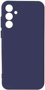 Coverzone Samsung Galaxy A35 Compatible Case, Camera Proof Soft and Smooth Exterior, Ultra Thin Flexible Silicone Back Cover (Navy Blue)