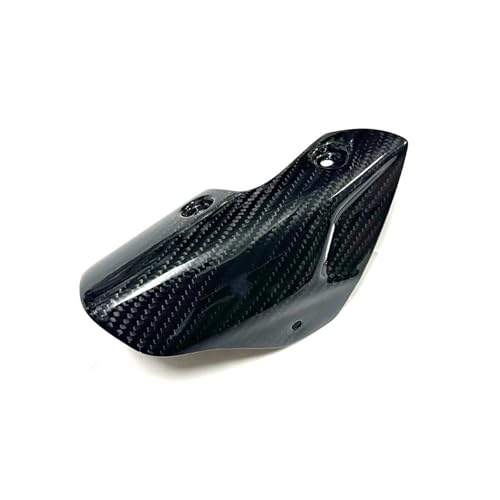 Couvercle d'échappement moto carbone avec bouclier thermique pour BMW S1000R M1000R