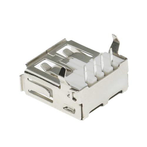Conector hembra tipo A G54 de 4 pines y 90 grados para placas electrónicas, 100 unidades 3