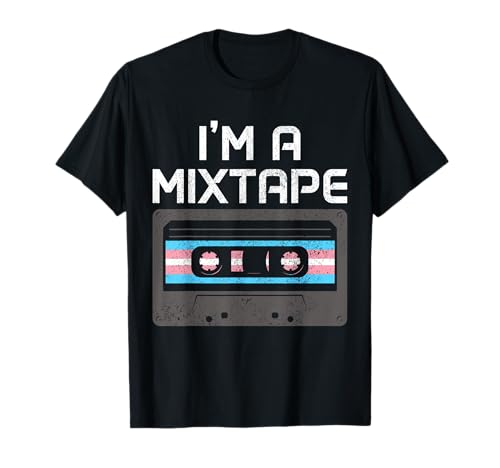 Trans Pride I'm A Mixtape Transgender Flag Pride Month Camiseta