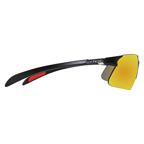 Piranha Focus Half Frame Sport Sunglasses for Men with Yellow Mirror Lens3