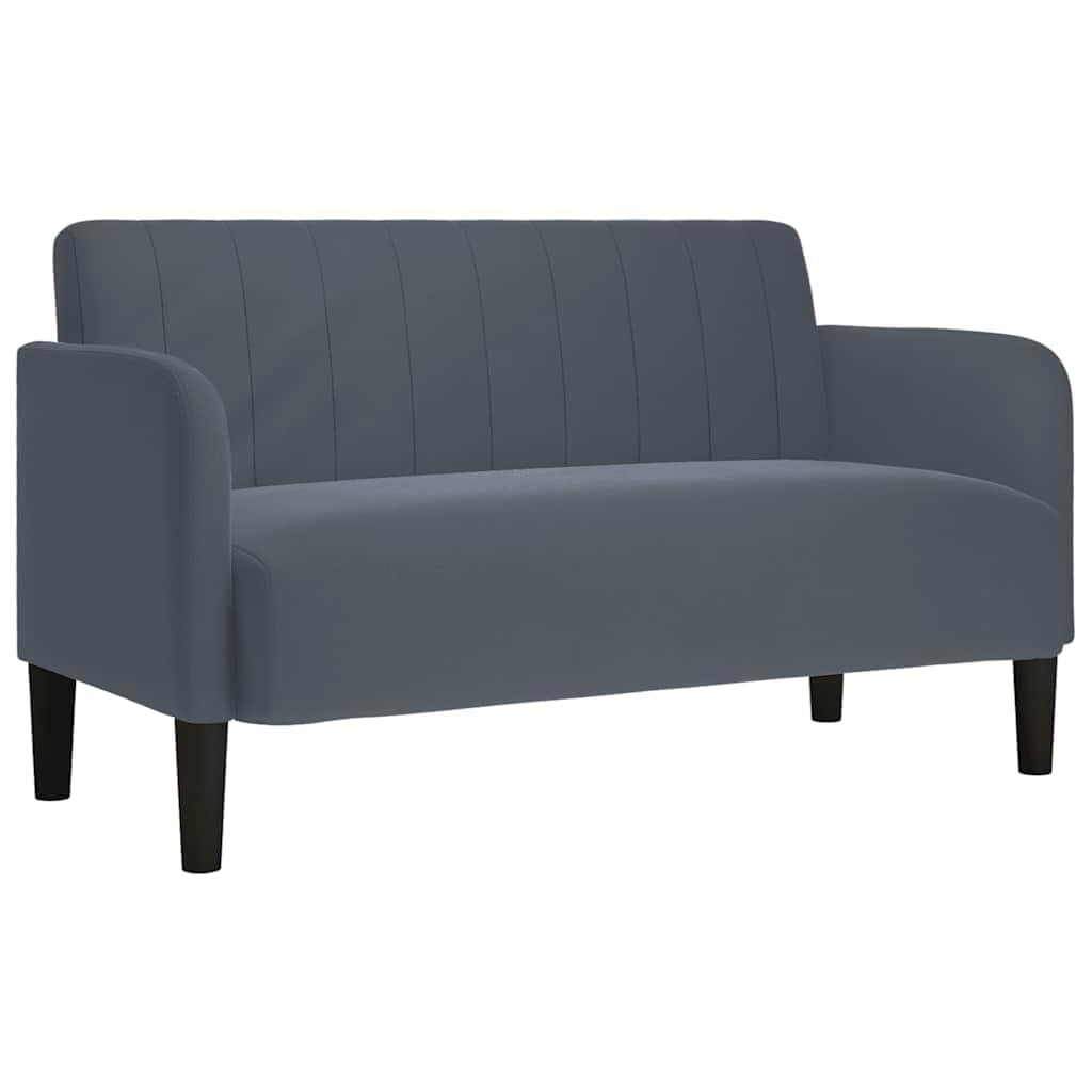 Générique Canapé Causeuse Gris foncé 109 cm Velours,Meubles,Canapés,Gris,19.2 KG,4100588