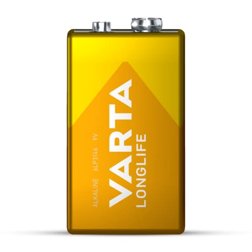 VARTA Batterien 9V Blockbatterie, 2 Stück, Longlife, Alkaline, Vorratspack, für Rauchmelder, Brand- & Feuermelder (Packung mit 2) – Ansicht 3