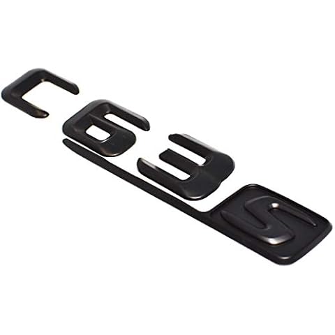 CTRONIC C-Class C63s Black Matte Boot Badge Cover