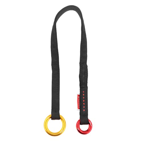 YueShengYCHUANG Climbing Arborist Friction Saver Retrievable Anchor Heavy Duty Lightweight Polyester Cambium Saver Loop Gear Suitable for Tree Climbing Moun, Black