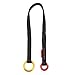 predolo Cambium Saver Retrievable Anchor Climbing Rope Rings Tree Arborist Friction Saver for Mountaineering Outdoor Exploring Backpacking, Black 90cm