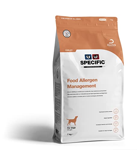 SPECIFIC® Food Allergen Management (CDD-HY) 7kg - Hypoallergenes Hundefutter mit hydrolisiertem Lachs - Trockenfutter für Hunde - Glutenfrei - Alle Altersklassen - DECHRA Veterinary Products