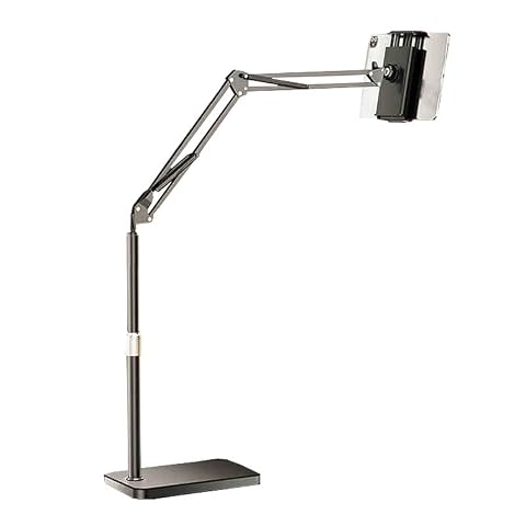 Laptop Stand Desk Height Adjustment Movable Computer Stand Bed Sofa Study Tray Stand for Offices Home Black 180cm