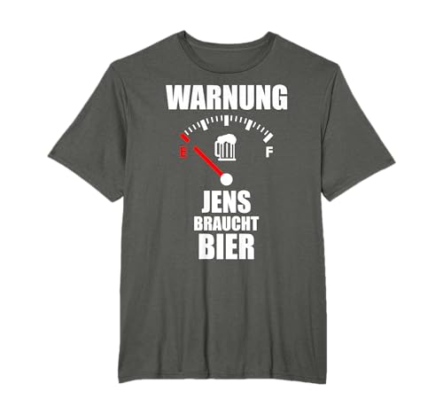 JENS TShirt Name Vorname Spruch Bier Biertrinker T-Shirt