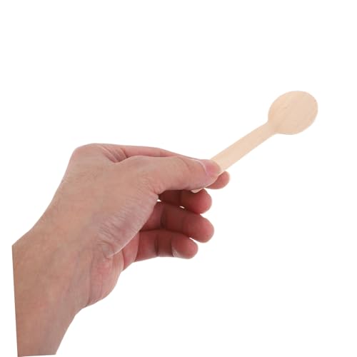Minicucharitas de madera biodegradables para servir helados y condimentos sin alterar su sabor 5