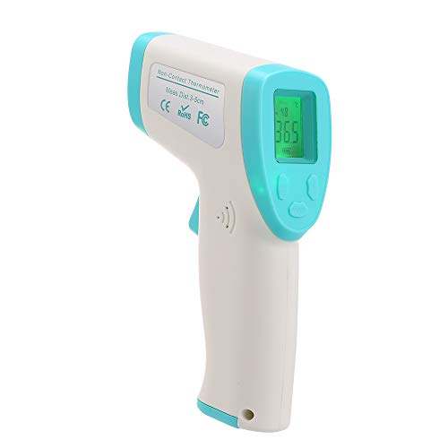 Decdeal Forehead Thermometer Mini Digital Infrared Baby Temperature Gauge Instrument Non-Contact High Sensitivity