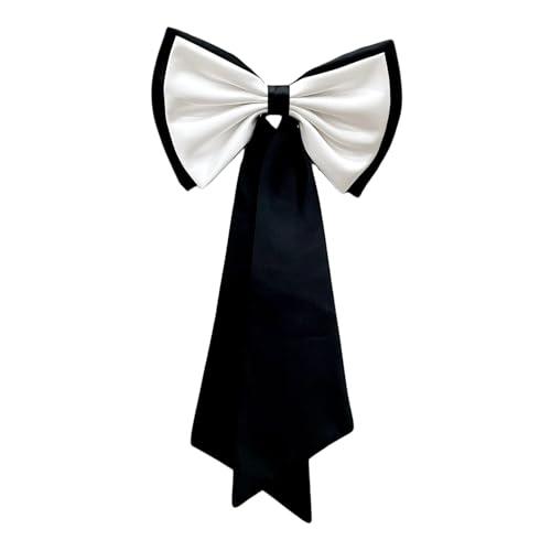 saqulopr Detachable Satin Bow with Short Tail for Bridal Dress