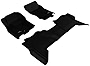 3D MAXpider Custom Fit Kagu Floor Mat (Black) for 2005-2015 Nissan Xterra - 1ST Row 2ND Row