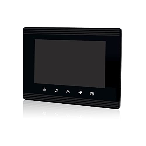 Image of Wired 7 Inches LCD Monitor for Video Intercom Doorbell System Support Monitoring, Unlock, Dual-Way Door Intercom