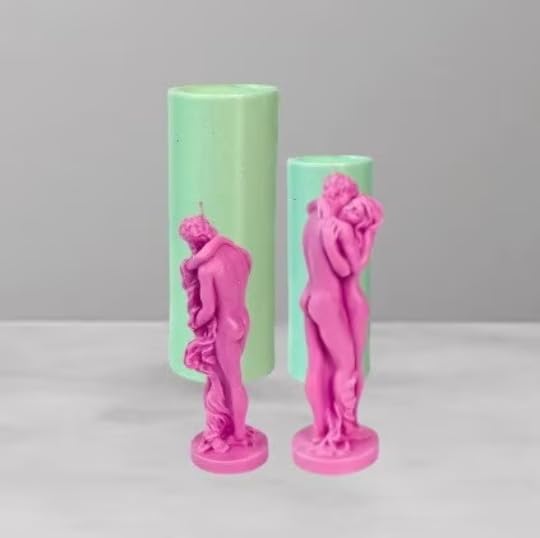 Miniatura 2 de Molde de silicona para parejas enamoradas de hombres y mujeres, molde de silicona de pareja sexy enamorada, molde de vela para amantes del día de