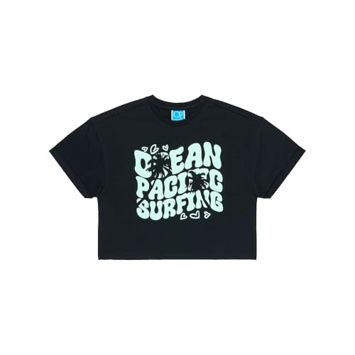 T-shirt court Ocean Pacific léger et respirant avec coupe courte féminine fluide