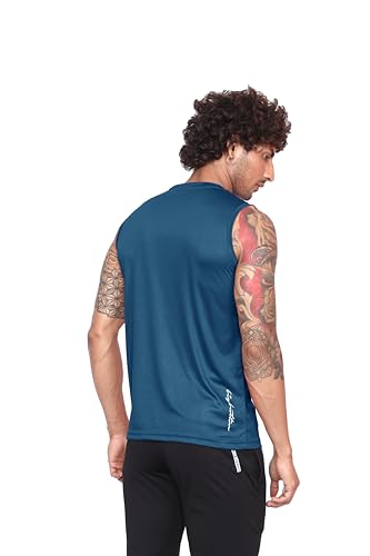 Image of Big Button Mens Quick Dry Sports Cut Sleeves Sports Tshirts Tank Top
