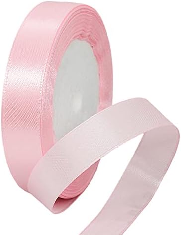 Yellow Ribbon 20mm for Gift Wrapping,22M Double Sided Satin Ribbon Yellow Polyester Ribbon Balloon Ribbon Fabric Thick Ribbon for Crafting,Christmas,Valentine,Bouquets,Cake Wedding Party Decoration