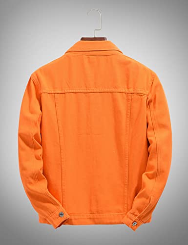 Men's Jean Fancy Color Denim Jacket2