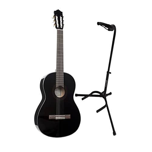 Yamaha Guitarra Acústica C40BL con Base SOUNDKING DG016