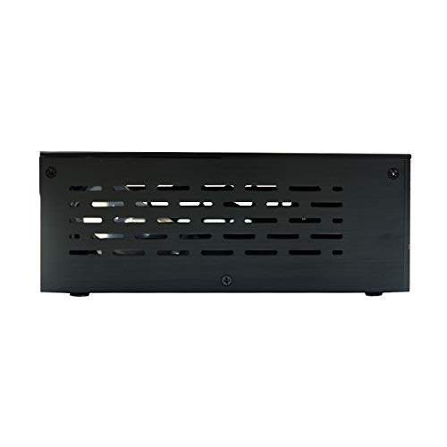 Goodisory A01 Aluminum Mini-ITX HTPC Desktop Computer Chassis (Black Aluminum) - Image 4