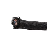 Prolongación de manguera de 3x1,5mm T/TL, 2 metros de longitud, color negra. Ideal para conexiones seguras y eficientes en cualquier proyecto. Versátil y resistente.