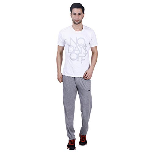 Image of Trackpants for Men - Regular Fit, Cotton Hoisery, Ultra Soft, Comfortable, Lightweight, Ziper Pockets, Front Zip, Back Pocket, Solid Mnimal