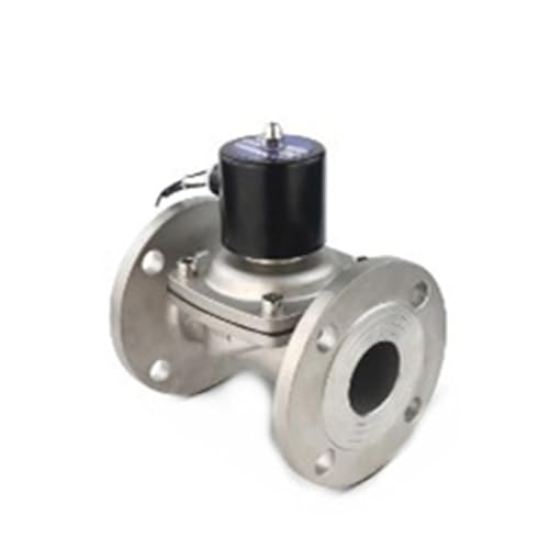 Électrovanne à bride en acier inoxydable de précision DN15 DC12V durable