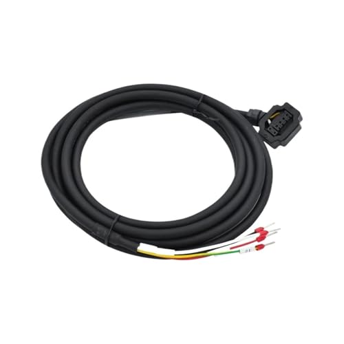 Encodeur de servomoteur S6-L-M107-XX-T avec câble d'alimentation PVC de 20m - 3