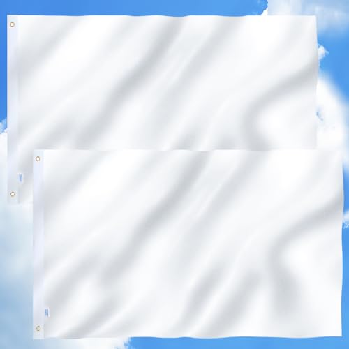 Solid 3x5 Ft Blank DIY Flag- Vivid Color and Fade Proof-Canvas Header and Double Stitched-Blank Flags Banner Polyester with Brass Grommets for Indoor Outdoor Garden Room Game Parade Sport Events