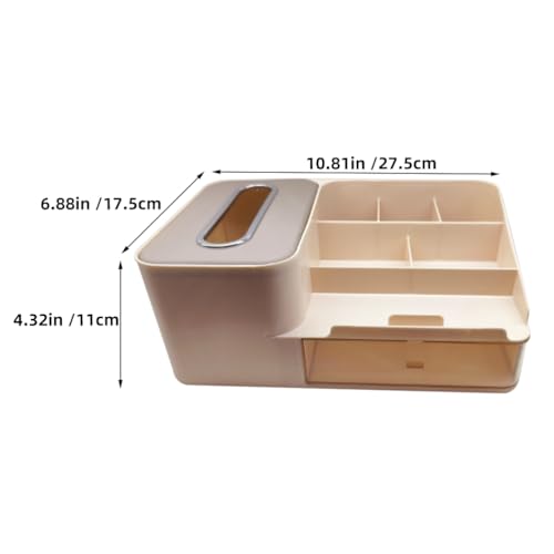 Caja de Almacenamiento de Escritorio Hohopeti con Cajón 8