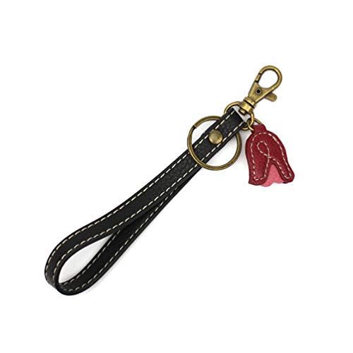 Image of CHALA RFID Cute-C Credit Card Holder Wallet Wristlet - Women Faux Leather Cute-C with Strap
